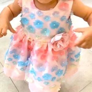 Pastel Ambre Floral Formal Dress